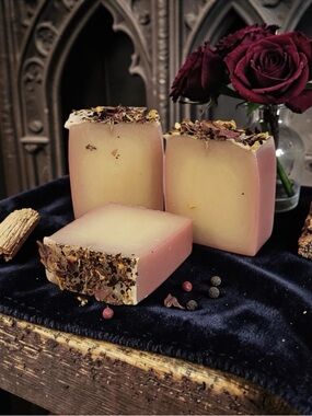 Orchid & Vine Tallow Soap Skin Nutrition Smoky Rose 3 Bar Set